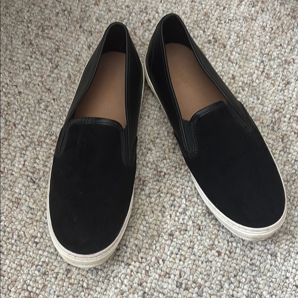 Black Slip-On Shoes